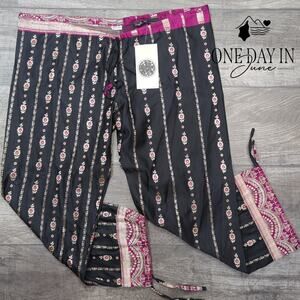 Bacoca Silk Cropped Pants Size M